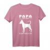 Herren Rehpinscher Papa - Lustiges Hunde T-Shirt für Hundehalter, Hundeliebhaber & Hundebesitzer als Geschenk