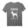 Herren Rehpinscher Papa - Lustiges Hunde T-Shirt für Hundehalter, Hundeliebhaber & Hundebesitzer als Geschenk