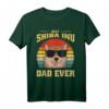 Shiba Inu Hund Welpe Retro Papa Vater Dad Geschenk - Lustiges T-Shirt für Hundehalter, Hundebesitzer & Hundeliebhaber zu Weihnachten, Geburtstag & Vatertag