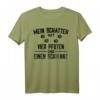 Mein Schatten Hat 4 Pfoten T-Shirt – Lustiges Hundebesitzer Geschenk für Weihnachten & Geburtstag