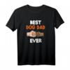 Hunde Bump Fist Hundepapa T-Shirt - Best Dog Dad Ever, ideales Geschenk für Hundeliebhaber und stolze Hundebesitzer