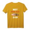 Hunde Bump Fist Hundepapa T-Shirt - Best Dog Dad Ever, ideales Geschenk für Hundeliebhaber und stolze Hundebesitzer