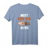 Hunde Bump Fist Hundepapa T-Shirt - Best Dog Dad Ever, ideales Geschenk für Hundeliebhaber und stolze Hundebesitzer