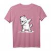 Lustiges Westie Hund T-Shirt mit DAB Dance Motiv - Perfektes Geschenk für West Highland Terrier Liebhaber & Hundeliebhaber