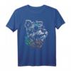 Schnauzer Hund mit Sonnenbrille und bunten Haaren T-Shirt – Lustiges Hundedesign für Hundeliebhaber und Züchter