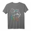 Schnauzer Hund mit Sonnenbrille und bunten Haaren T-Shirt – Lustiges Hundedesign für Hundeliebhaber und Züchter