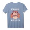 Ich hasse Menschen Hund T-Shirt – Sarkastisches Humorshirt mit Mittelfinger für Zyniker und Hunde-Liebhaber als Geschenk zu Weihnachten oder Geburtstag