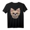 Chihuahua Hund Gesicht T-Shirt – Lustiges Handgezeichnetes Hunde-Design für Tierliebhaber und Humor-Fans