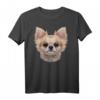 Chihuahua Hund Gesicht T-Shirt – Lustiges Handgezeichnetes Hunde-Design für Tierliebhaber und Humor-Fans