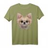 Chihuahua Hund Gesicht T-Shirt – Lustiges Handgezeichnetes Hunde-Design für Tierliebhaber und Humor-Fans