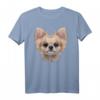 Chihuahua Hund Gesicht T-Shirt – Lustiges Handgezeichnetes Hunde-Design für Tierliebhaber und Humor-Fans