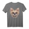 Chihuahua Hund Gesicht T-Shirt – Lustiges Handgezeichnetes Hunde-Design für Tierliebhaber und Humor-Fans