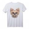 Chihuahua Hund Gesicht T-Shirt – Lustiges Handgezeichnetes Hunde-Design für Tierliebhaber und Humor-Fans