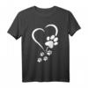 Hund Baby Hunde Hundepfoten Herz T-Shirt – Perfektes Geschenk für Hundebesitzer, Hundemamas & Tierliebhaber zu Geburtstagen, Weihnachten & besonderen Anlässen