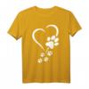 Hund Baby Hunde Hundepfoten Herz T-Shirt – Perfektes Geschenk für Hundebesitzer, Hundemamas & Tierliebhaber zu Geburtstagen, Weihnachten & besonderen Anlässen