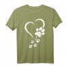 Hund Baby Hunde Hundepfoten Herz T-Shirt – Perfektes Geschenk für Hundebesitzer, Hundemamas & Tierliebhaber zu Geburtstagen, Weihnachten & besonderen Anlässen