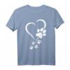 Hund Baby Hunde Hundepfoten Herz T-Shirt – Perfektes Geschenk für Hundebesitzer, Hundemamas & Tierliebhaber zu Geburtstagen, Weihnachten & besonderen Anlässen