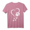 Hund Baby Hunde Hundepfoten Herz T-Shirt – Perfektes Geschenk für Hundebesitzer, Hundemamas & Tierliebhaber zu Geburtstagen, Weihnachten & besonderen Anlässen