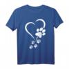 Hund Baby Hunde Hundepfoten Herz T-Shirt – Perfektes Geschenk für Hundebesitzer, Hundemamas & Tierliebhaber zu Geburtstagen, Weihnachten & besonderen Anlässen