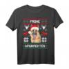 Deutscher Schäferhund Frohe Waunachten Weihnachten Hund Xmas T-Shirt - Lustiges Ugly Sweater Design für Hundeliebhaber, Hundepapas & -mamas