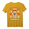 Deutscher Schäferhund Frohe Waunachten Weihnachten Hund Xmas T-Shirt - Lustiges Ugly Sweater Design für Hundeliebhaber, Hundepapas & -mamas