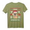 Deutscher Schäferhund Frohe Waunachten Weihnachten Hund Xmas T-Shirt - Lustiges Ugly Sweater Design für Hundeliebhaber, Hundepapas & -mamas