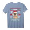 Deutscher Schäferhund Frohe Waunachten Weihnachten Hund Xmas T-Shirt - Lustiges Ugly Sweater Design für Hundeliebhaber, Hundepapas & -mamas