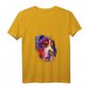 Damen Berner Sennenhund Hunde Frauchen T-Shirt mit V-Ausschnitt – Handgezeichnetes Design für Hundeliebhaberinnen