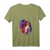 Damen Berner Sennenhund Hunde Frauchen T-Shirt mit V-Ausschnitt – Handgezeichnetes Design für Hundeliebhaberinnen