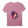 Damen Berner Sennenhund Hunde Frauchen T-Shirt mit V-Ausschnitt – Handgezeichnetes Design für Hundeliebhaberinnen