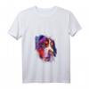Damen Berner Sennenhund Hunde Frauchen T-Shirt mit V-Ausschnitt – Handgezeichnetes Design für Hundeliebhaberinnen