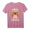 Namaste Mother Fvcker Vintage Yoga Pug Hund Madafakas T-Shirt – Lustiges Geschenk für Hundeliebhaber zum Geburtstag & Weihnachten
