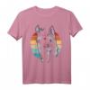 Pferde- und Hundeliebhaber T-Shirt mit Herzschlag-Design – Perfekt für Tierfreunde und Reiter