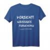 Vorsicht bissiges Frauchen T-Shirt mit lustigem Spruch für Hundebesitzerinnen – Perfekt für Gassi-Gängerinnen kleiner Rassen wie Mops, Chihuahua & Dackel