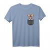 Lustiges Chinese Crested Mom Dad Hund in der Tasche T-Shirt – Perfektes Geschenk zu Weihnachten, Geburtstag & Valentinstag
