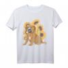 Hundebesitzer T-Shirt mit Puggle Motiv - Buntes Design mit Sonnenblumen für Hundehalter und Hundeliebhaber