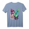Splash Mudi Hund T-Shirt – Buntes Hundemotiv Geschenk für Hundeliebhaber, Herrchen & Frauchen