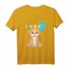 Kinder 3. Geburtstag T-Shirt für Jungen und Mädchen mit Hund - Lustiges Geburtstagsoutfit & Geschenkidee zum 3. Geburtstag