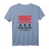 Vorsicht vor dem Frauchen Hund ist Harmlos - Lustiges Hundebesitzerin T-Shirt für Gassi, Spaziergänge & als Geschenk für Hundeliebhaberinnen