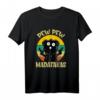Pew Pew Madafakas Dog Hund T-Shirt – Lustiges Hundemotiv für Hundeliebhaber, casual & cool