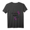 Damen T-Shirt mit Spruch 'Die mit dem Hund geht' - Lustiges V-Ausschnitt Hundemom Shirt für Hundehalterinnen und Hundeliebhaberinnen
