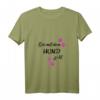 Damen T-Shirt mit Spruch 'Die mit dem Hund geht' - Lustiges V-Ausschnitt Hundemom Shirt für Hundehalterinnen und Hundeliebhaberinnen