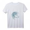 Damen T-Shirt mit Französischer Bulldogge, Vollmond und Hundeliebe - Perfektes Natur- und Tiermotiv Geschenk