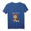 Damen Corgi Potter – Lustiges Hund T-Shirt mit V-Ausschnitt, Geschenk für Corgi-Liebhaber, Tierliebhaber & Humorvolle Hundemotive