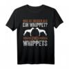 Zwei Whippet Hund Windhund T-Shirt – Lustiges Hundedesign für Hundebesitzer & Hundefreunde