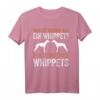 Zwei Whippet Hund Windhund T-Shirt – Lustiges Hundedesign für Hundebesitzer & Hundefreunde