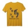 Never Walk Alone Hunde-Hemd mit Pfoten-Motiv – Perfektes Geschenk für Hundeliebhaber zu Geburtstagen, Muttertag, Vatertag & Weihnachten