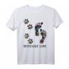 Never Walk Alone Hunde-Hemd mit Pfoten-Motiv – Perfektes Geschenk für Hundeliebhaber zu Geburtstagen, Muttertag, Vatertag & Weihnachten