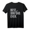 Hund best dog dad T-Shirt – Lustiges Hundevater Shirt mit Knochenumriss für Hundeliebhaber, Labrador- & Retriever-Besitzer