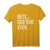 Hund best dog dad T-Shirt – Lustiges Hundevater Shirt mit Knochenumriss für Hundeliebhaber, Labrador- & Retriever-Besitzer